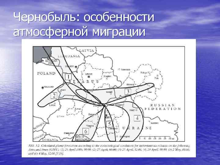 Чернобыль: особенности атмосферной миграции 