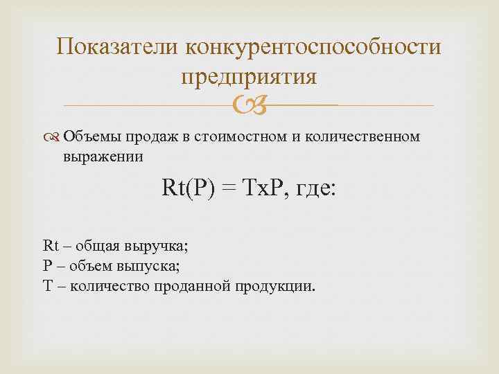 План производства продукции в стоимостном выражении