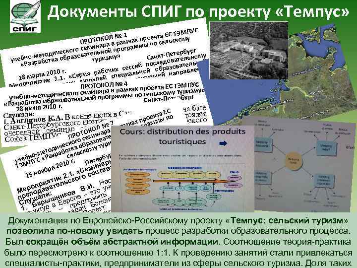 Документы СПИГ по проекту «Темпус» МПУС № 1 х проекта ЕС ТЭ му КОЛ