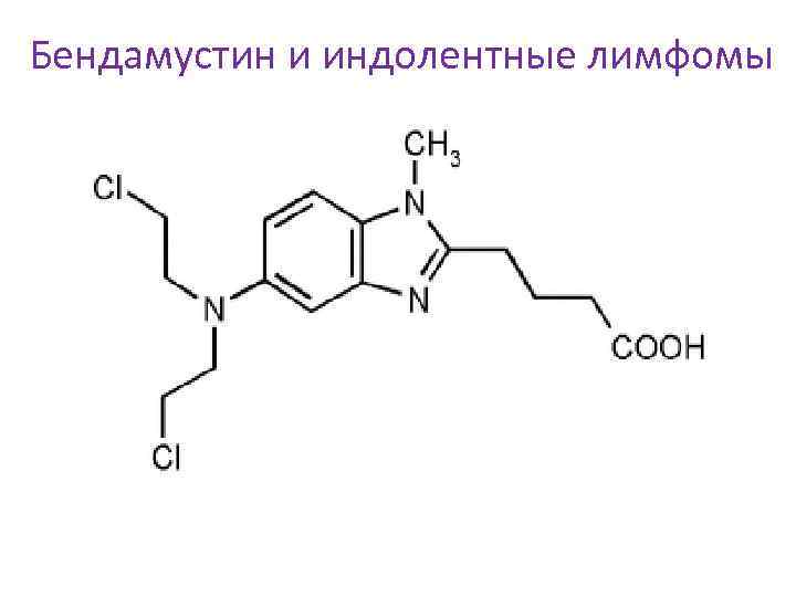 Бендамустин и индолентные лимфомы 