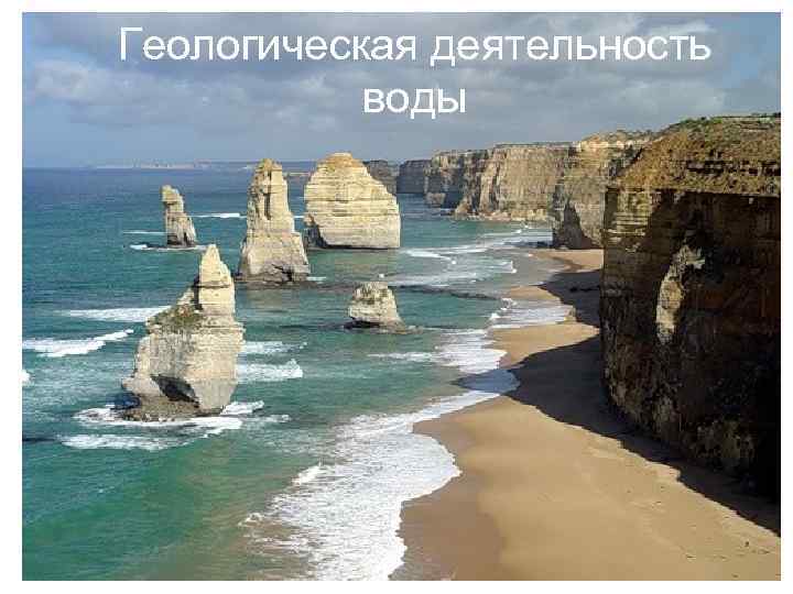 Геологическая деятельность воды 