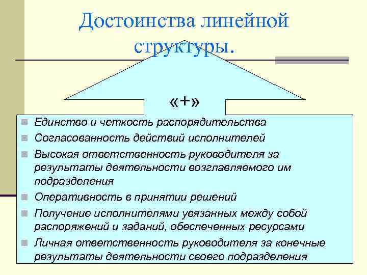 Структура единство. Преимущества линейной структуры. Достоинства линейной структуры. Выделите преимущества линейных структур. Достоинством линейной структуры является.