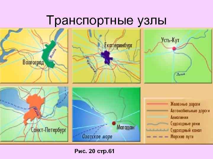 Транспортные узлы Рис. 20 стр. 61 