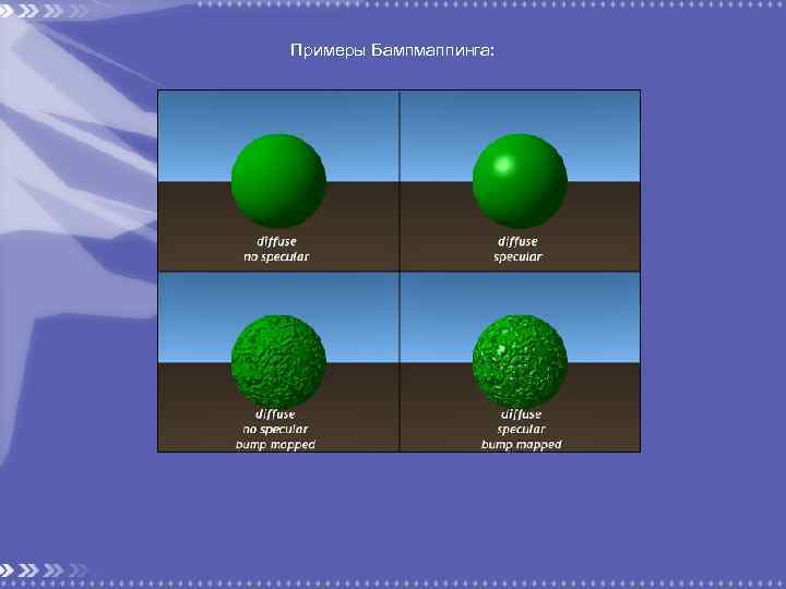 Примеры Бампмаппинга: 