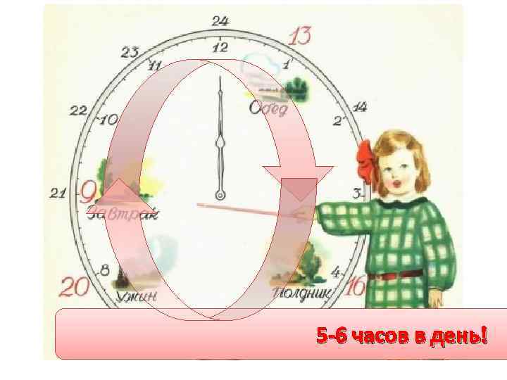 5 -6 часов в день! 