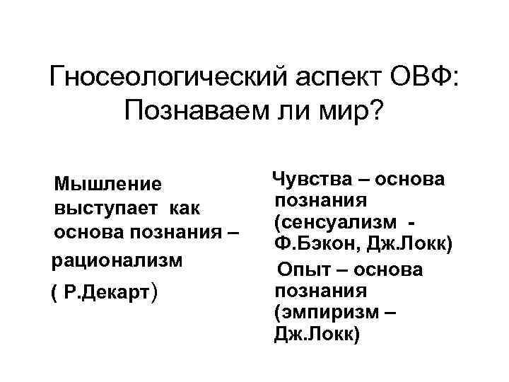 Основы познания согласно локку является. Гносеологический аспект философии. Гносеологический образ. Гносеологический аспект познания мира. Гносеологическое направление Локка.