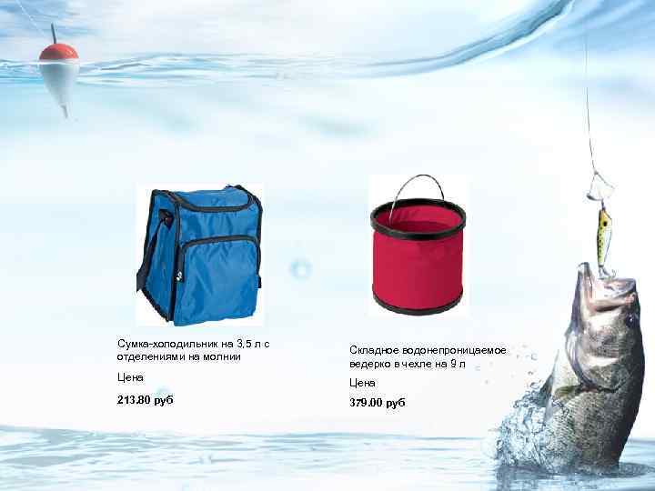 Сумка-холодильник на 3, 5 л с отделениями на молнии Цена 213. 80 руб Складное