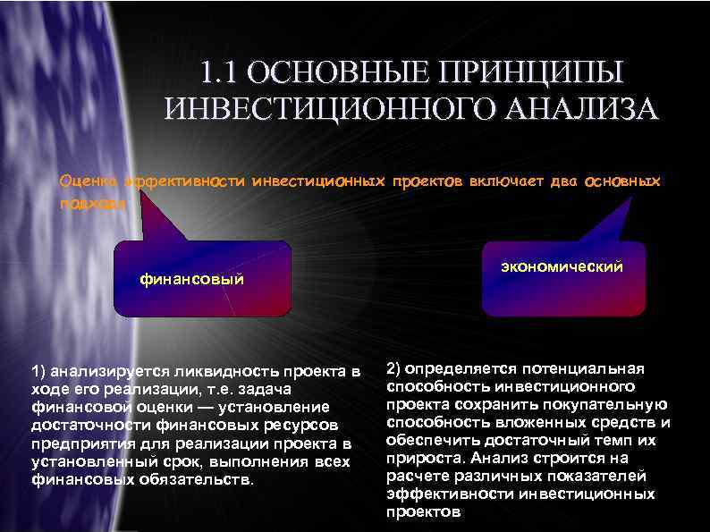 Финансовый анализ инвестиционного проекта обучение