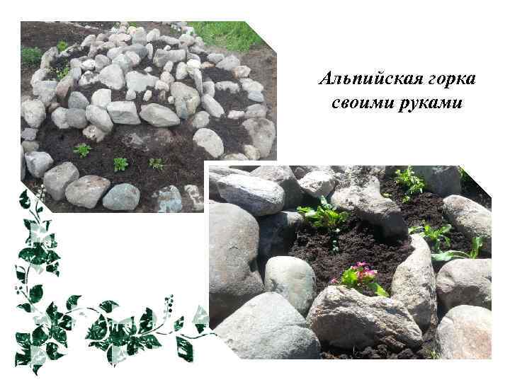 Альпийская горка своими руками 