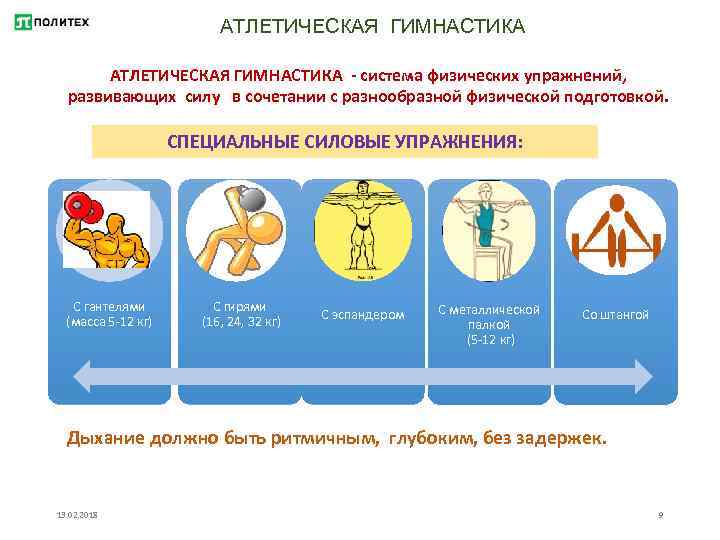 АТЛЕТИЧЕСКАЯ ГИМНАСТИКА - система физических упражнений, развивающих силу в сочетании с разнообразной физической подготовкой.