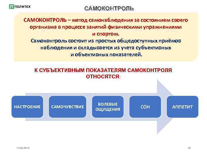 Контроль здоровья и физического состояния