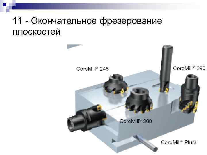 11 - Окончательное фрезерование плоскостей 