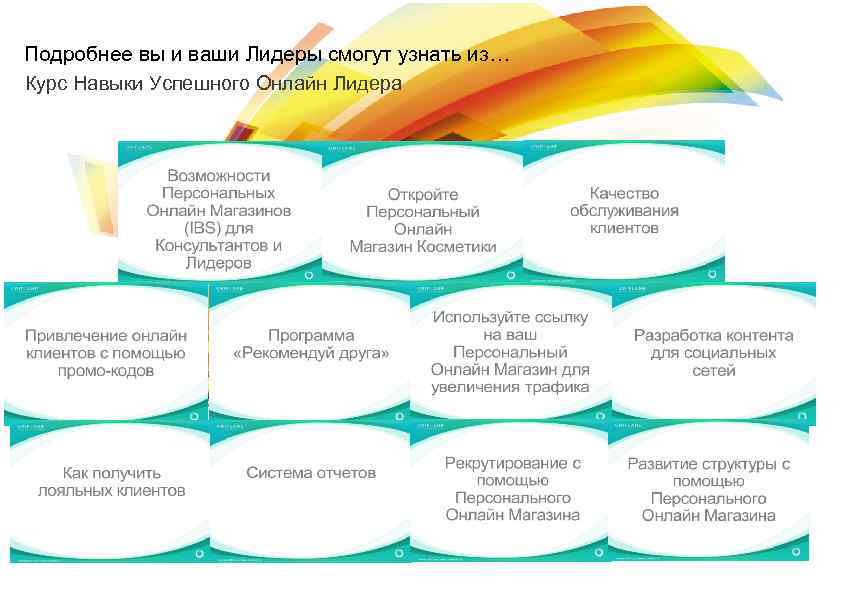 Подробнее вы и ваши Лидеры смогут узнать из… Курс Навыки Успешного Онлайн Лидера КВАРТАЛЬНАЯ