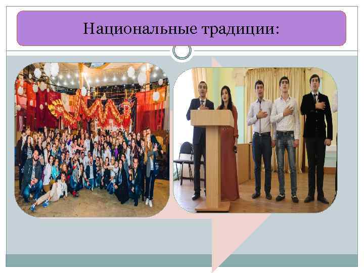Национальные традиции: 