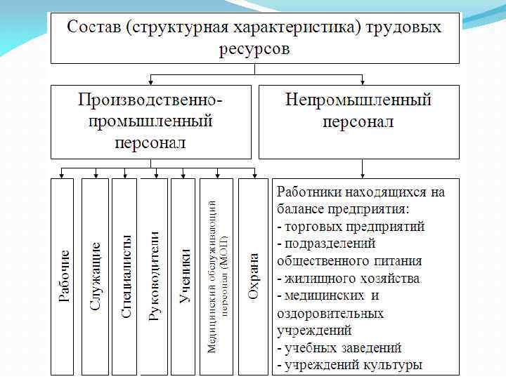 Схема трудовых ресурсов