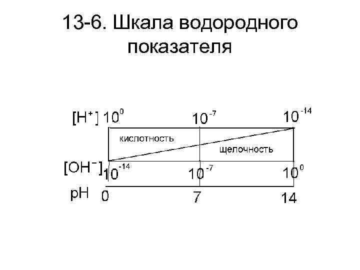 13 -6. Шкала водородного показателя 