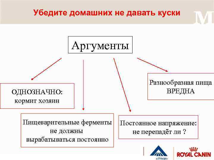 Убедите домашних не давать куски Аргументы ОДНОЗНАЧНО: кормит хозяин Пищеварительные ферменты не должны вырабатываться