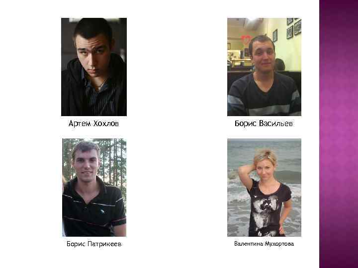 Артем Хохлов Борис Васильев Борис Патрикеев Валентина Мухортова 