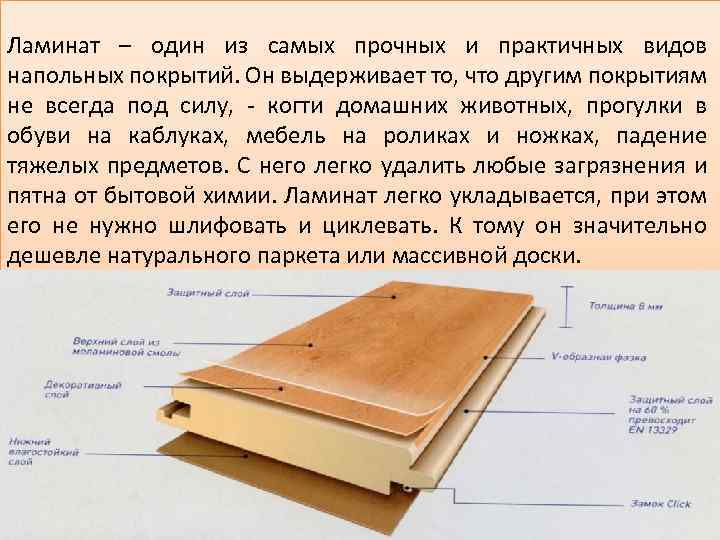 Ламинат – один из самых прочных и практичных видов напольных покрытий. Он выдерживает то,