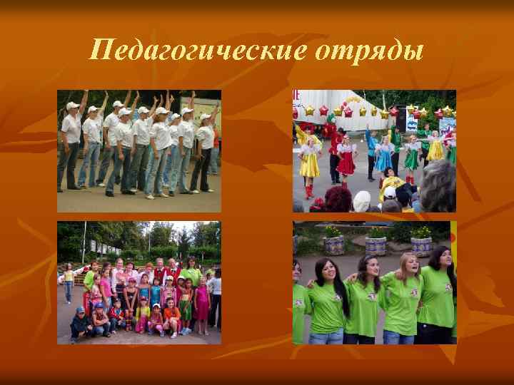 Педагогические отряды 