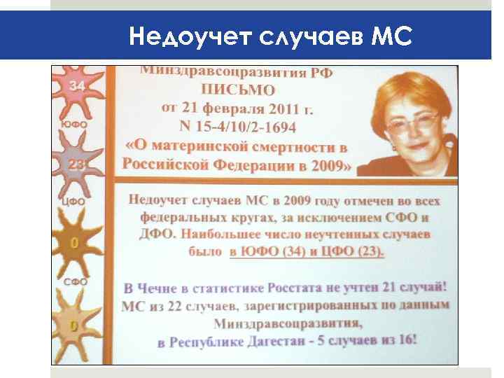 Недоучет случаев МС 