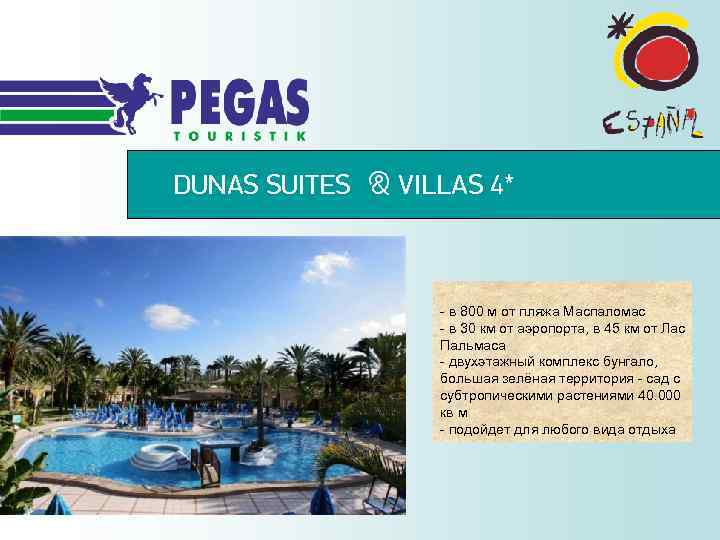 DUNAS SUITES & VILLAS 4* - в 800 м от пляжа Маспаломас - в