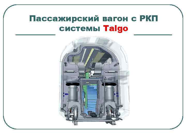 Пассажирский вагон с РКП системы Talgo 