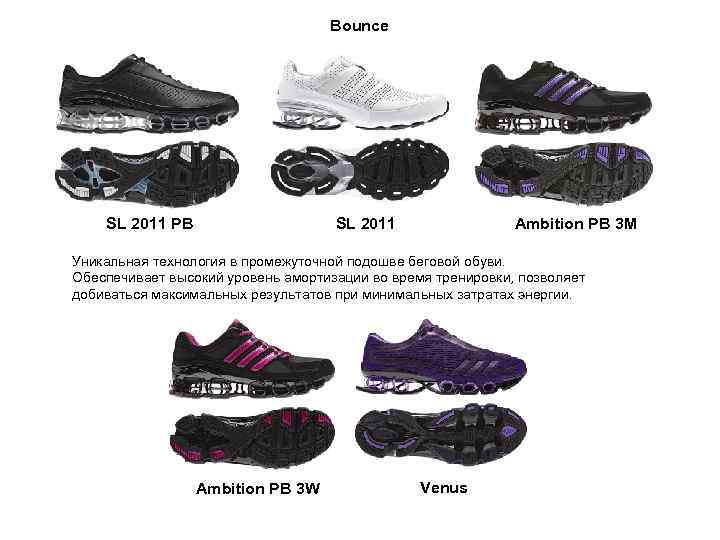 Bounce SL 2011 PB SL 2011 Ambition PB 3 M Уникальная технология в промежуточной