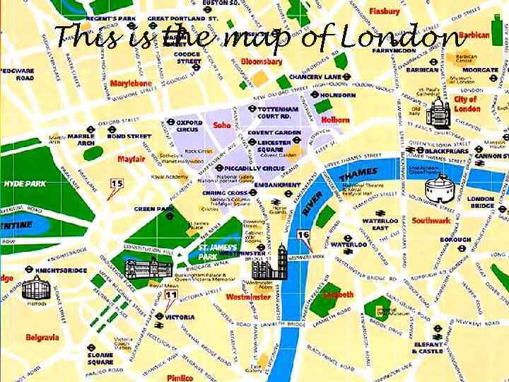 This is the map of London 