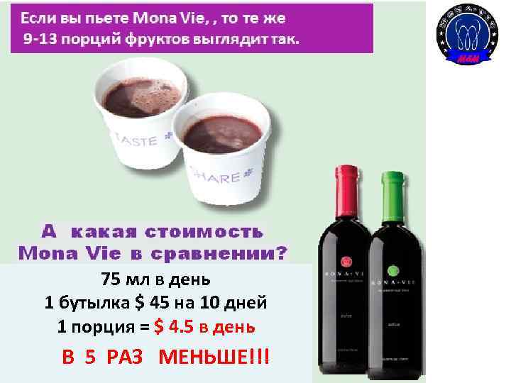 75 мл в день 1 бутылка $ 45 на 10 дней 1 порция =