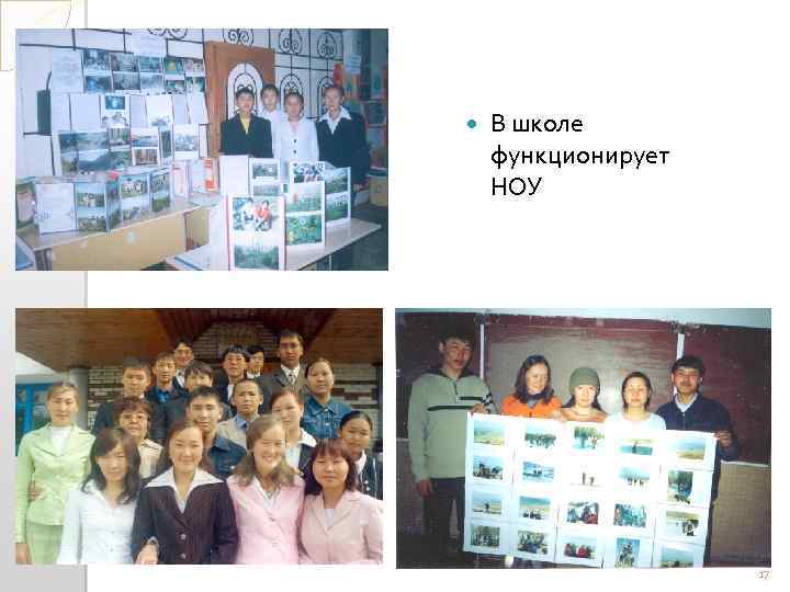  В школе функционирует НОУ 17 