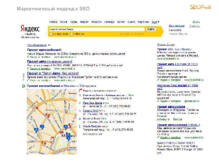Маркетинговый подход к SEO 