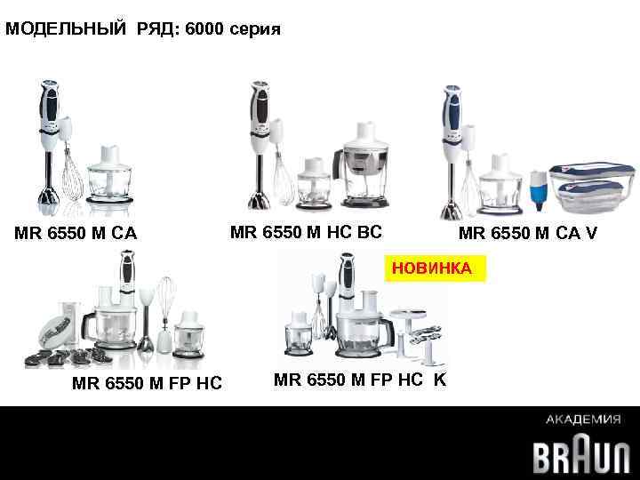 МОДЕЛЬНЫЙ РЯД: 6000 серия MR 6550 M CA MR 6550 M HC BC MR