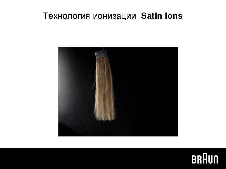 Технология ионизации Satin Ions 