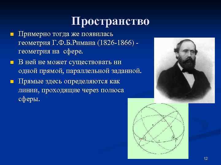 Загадка римана. Геометрия Римана. Пространство Римана. Эллиптическая геометрия Римана. Треугольник Римана.