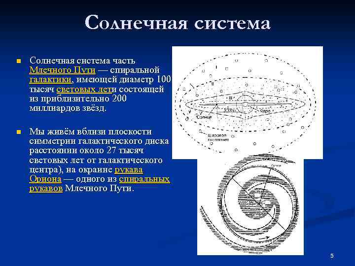 Рассмотрите схему строения спиральной галактики виды плашмя и с ребра