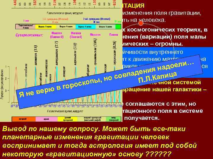 ГРАВИТАЦИЯ ГЕОФИЗИКА И Если человек ЧЕЛОВЕК чувствует ускорение, то есть изменения поля гравитации, значит