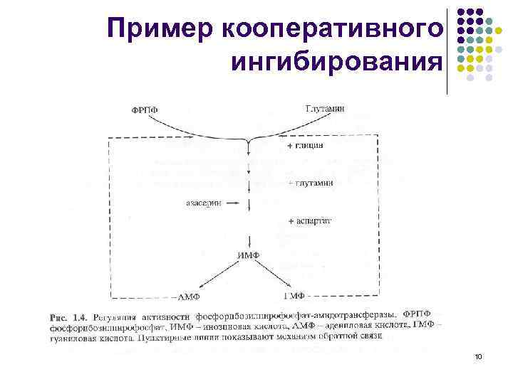 Пример кооперативного ингибирования 10 