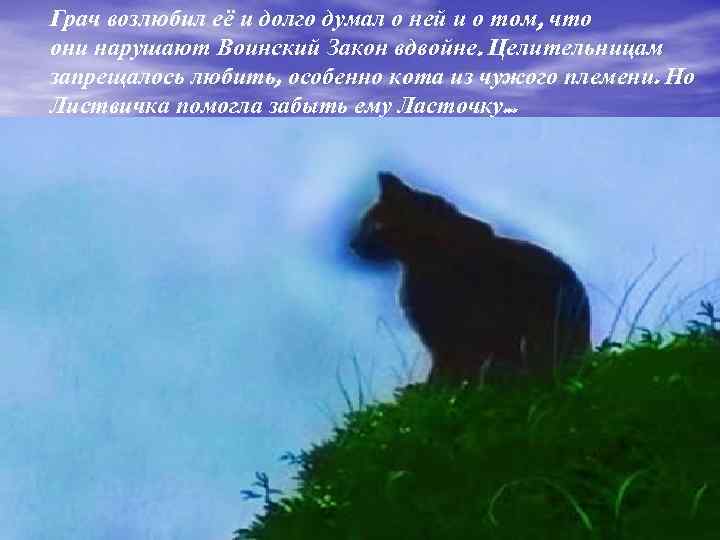 Грач возлюбил её и долго думал о ней и о том, что они нарушают
