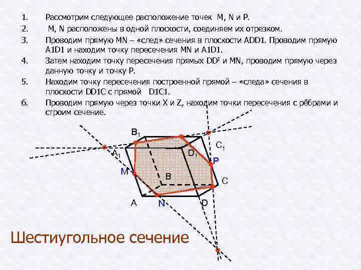 Через точку м находящуюся. Геометрическое расположение точек. След сечения. Задачи связанные с сечениями. Схема расположение точки внутри контура.