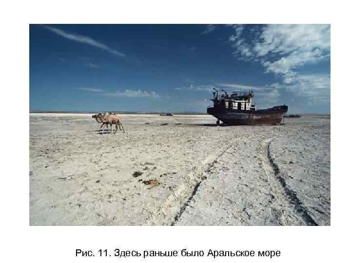 Рис. 11. Здесь раньше было Аральское море 