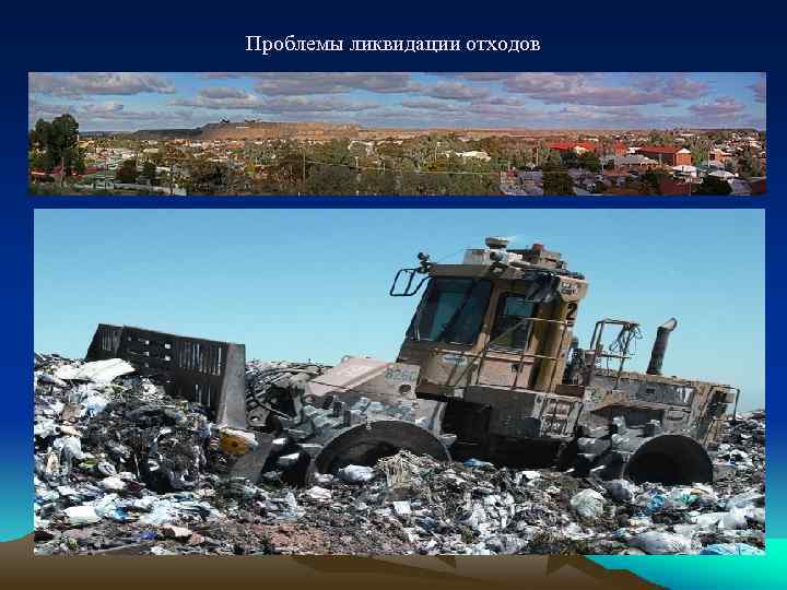 Проблемы ликвидации отходов 