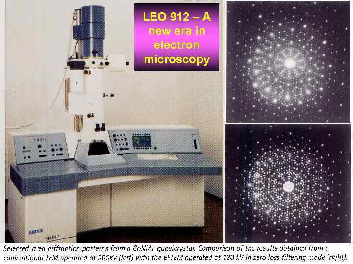 LEO 912 – A new era in electron microscopy 