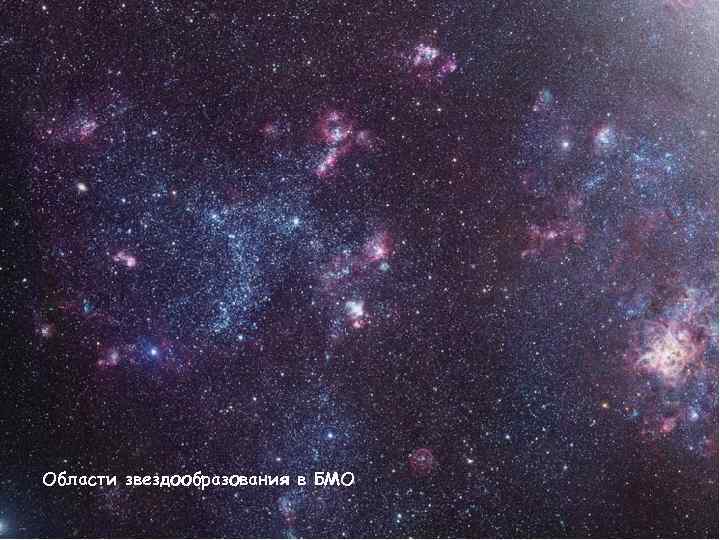 Области звездообразования в БМО 