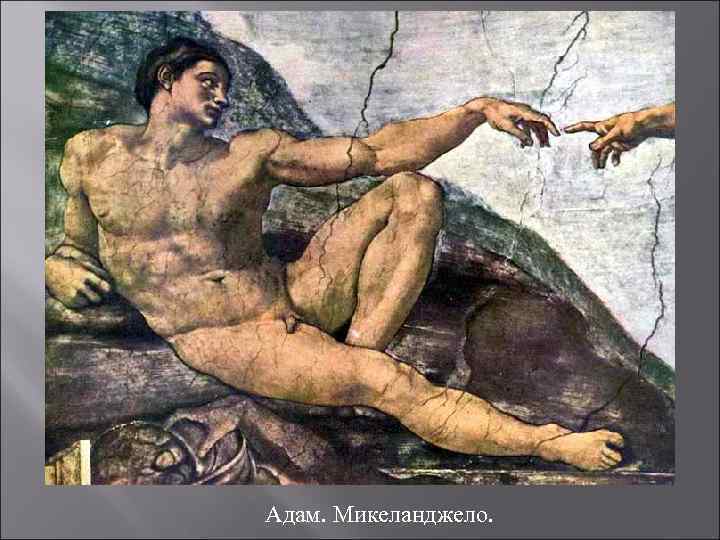 Адам. Микеланджело. 