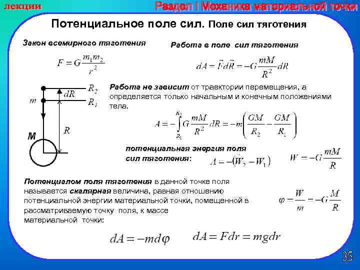 Потенциальное поле. Работа в поле тяготения потенциал поля тяготения. Потенциальная энергия силы Всемирного тяготения. Потенциальная энергия в поле силы тяжести. Закон Всемирного тяготения потенциальная энергия.