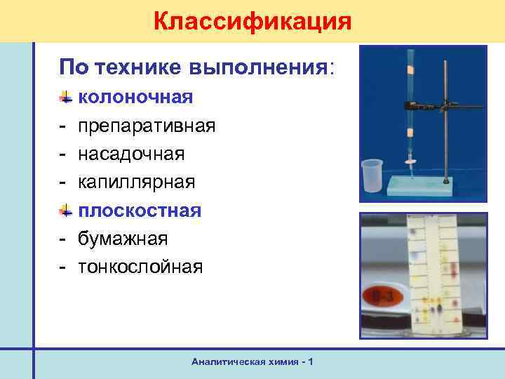 Аналитическая химия физико химические методы