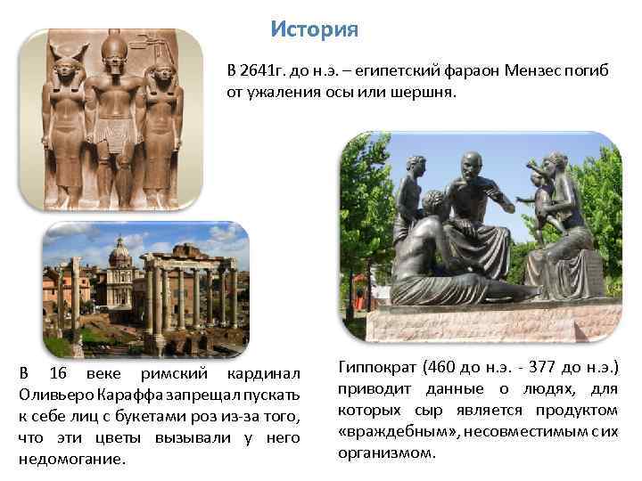 История В 2641 г. до н. э. – египетский фараон Мензес погиб от ужаления