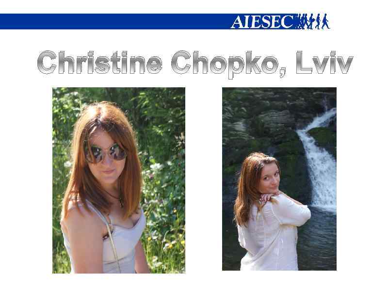 Christine Chopko, Lviv 