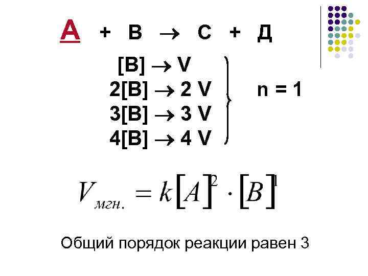 А + В С + Д [В] V 2[В] 2 V n = 1